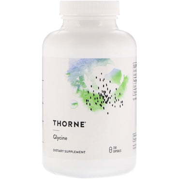 Thorne Research, Glycin, 250 Kapseln