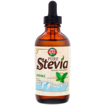 KAL, Sure Stevia Extract, 4 fl oz (118,3 ml)