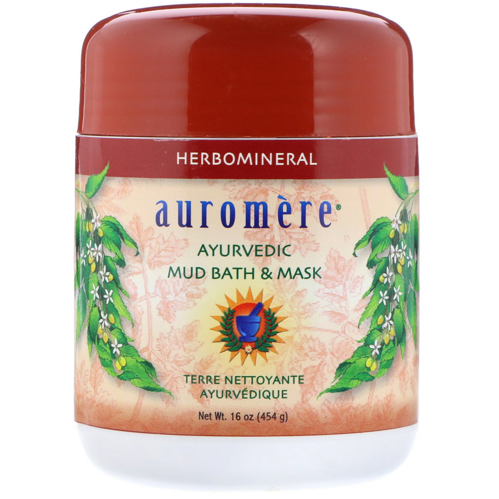 Auromere, ayurvedisk gjørmebad og maske, 16 oz (454 g)