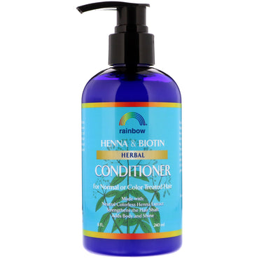 Rainbow Research, Henna & Biotin Herbal Conditioner, 8 fl oz (240 ml)