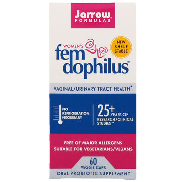 Jarrow Formulas, Fem Dophilus voor dames, 60 vegetarische caps