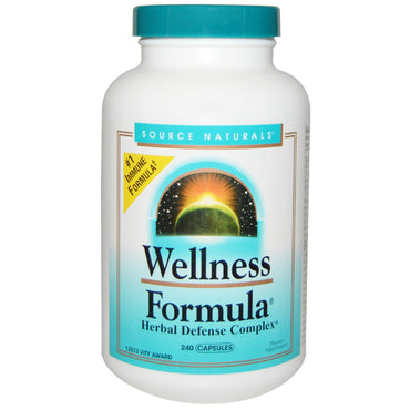 Source Naturals, Wellness Formula, Herbal Defense Complex, 240 Capsules