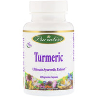 Paradise Herbs, Turmeric, 60 Vegetarian Capsules