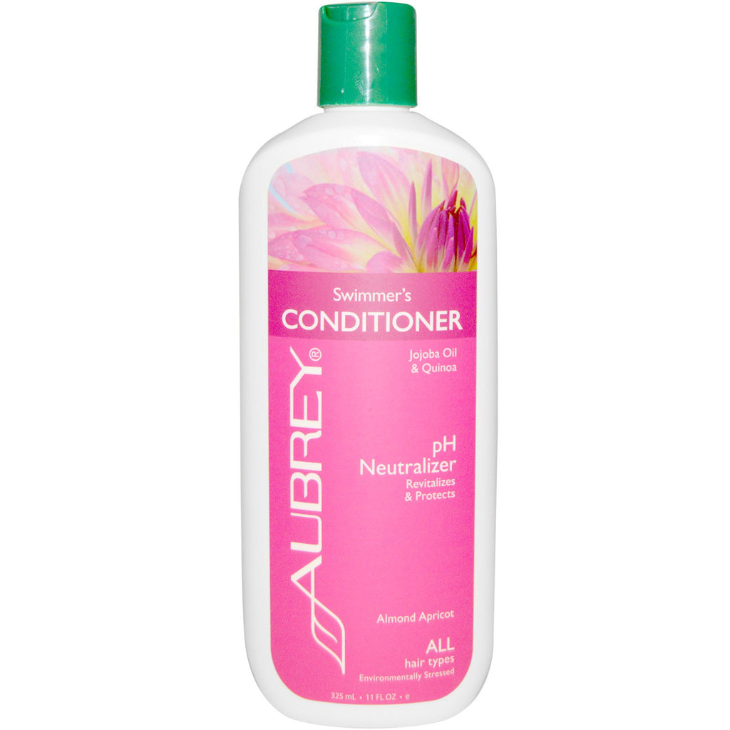 Aubrey s, Après-shampooing pour nageur, neutralisant de pH, tous types de cheveux, 11 fl oz (325 ml)