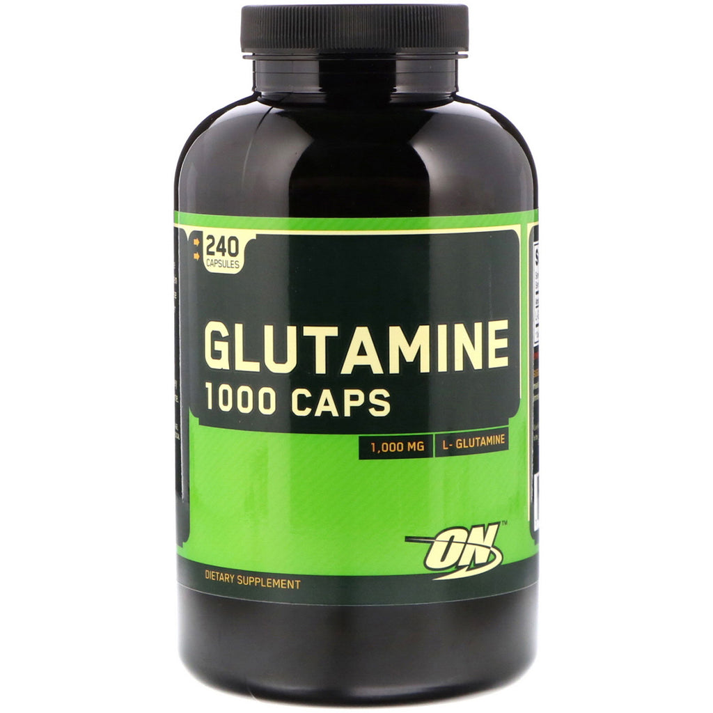 Optimum Nutrition, Glutamina 1000 Cápsulas, 1000 mg, 240 Cápsulas