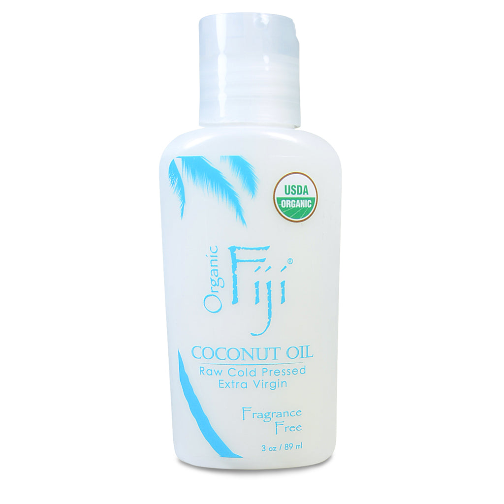 Fiji,  Raw Oil, Cold Pressed Coconut Oil, Fragrance Free, 3 oz (89 ml)