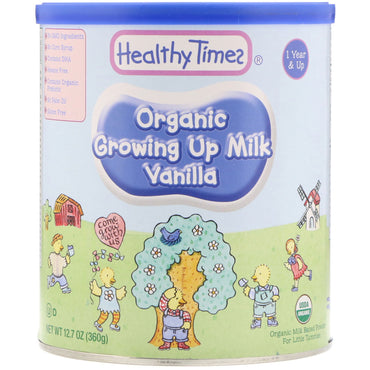 Healthy Times, Mleko dorastające, Wanilia, 1 rok i więcej, 12,7 uncji (360 g)