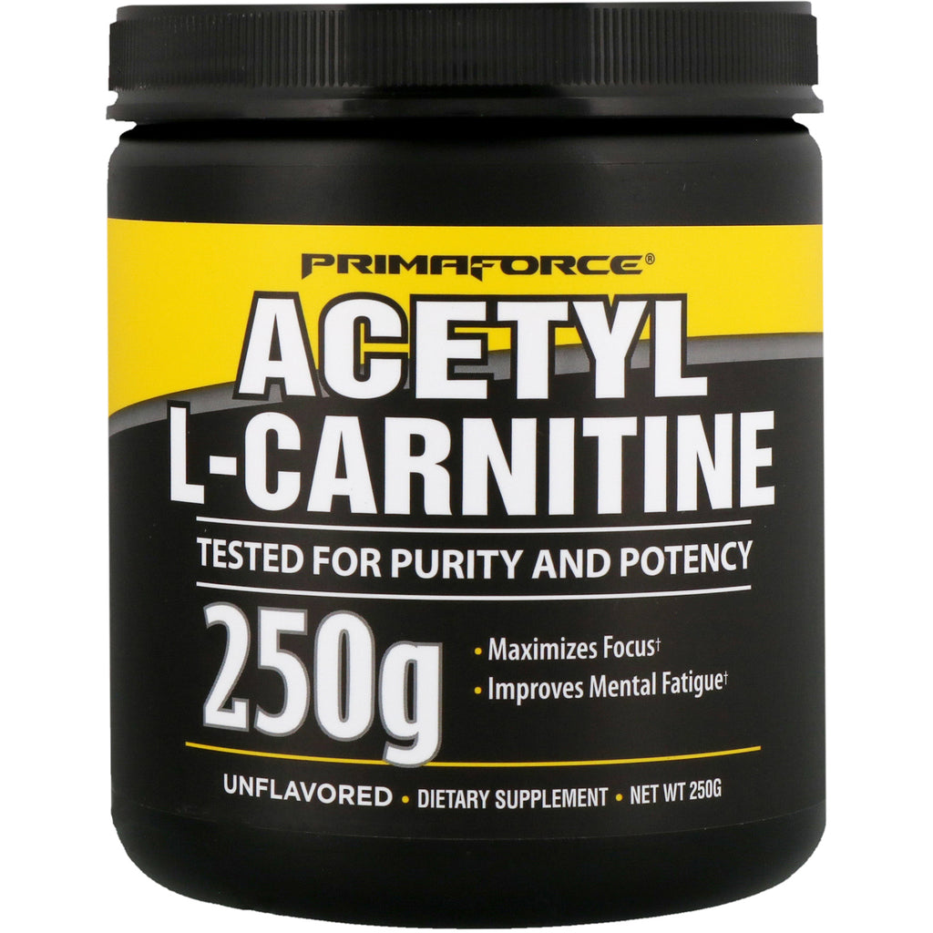 Primaforce, Acetyl-L-Carnitine, ללא טעם, 250 גרם