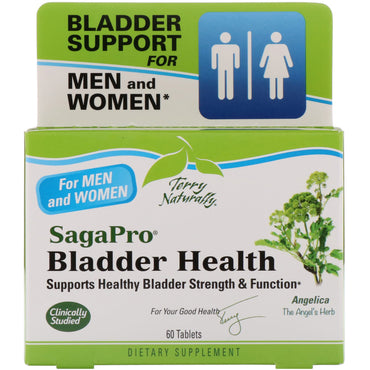 EuroPharma, Terry Naturally, Terry Naturally, SagaPro, Bladder Health, 60 Tablets