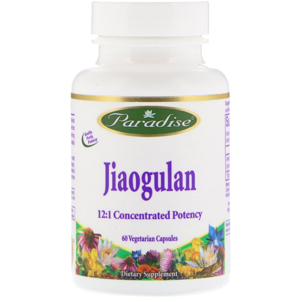 Herbes du paradis, jiaogulan, 60 capsules végétariennes