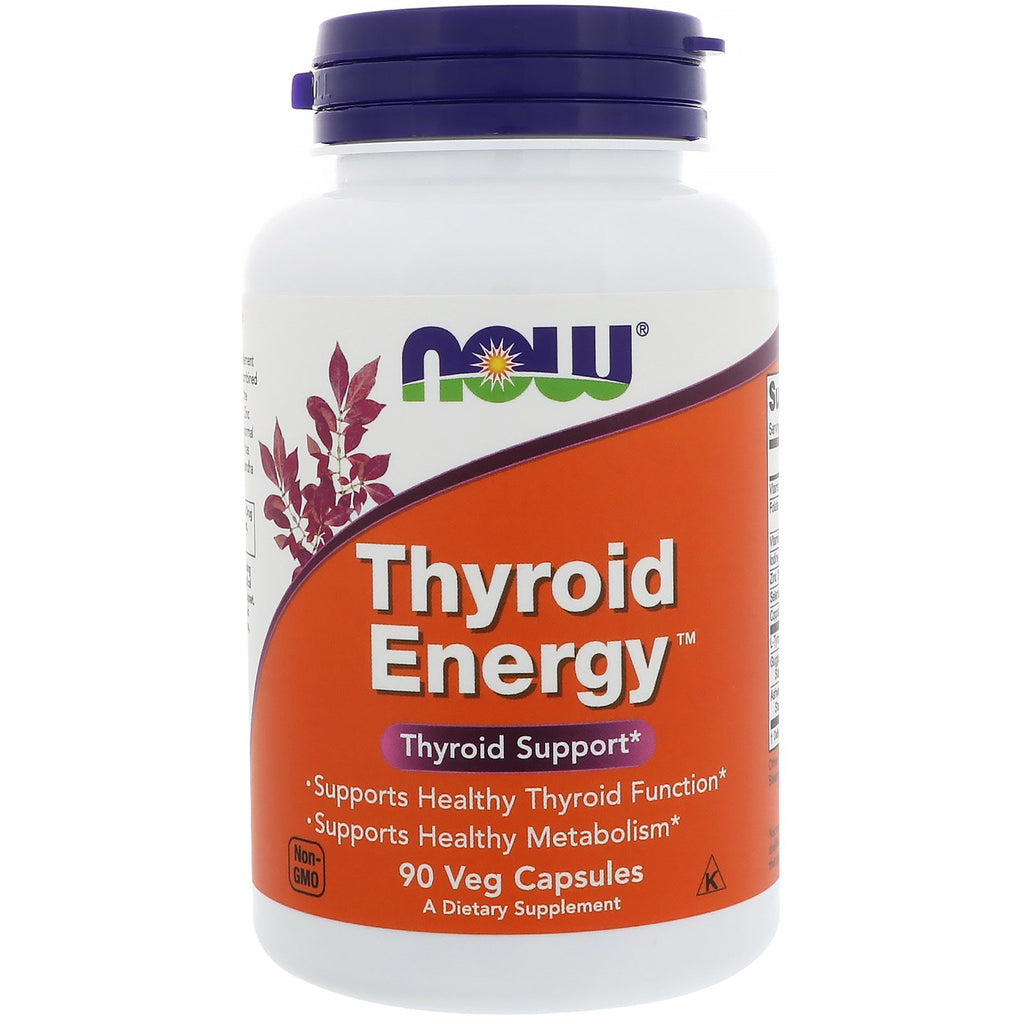 Now Foods, Energía para la tiroides, 90 cápsulas vegetales