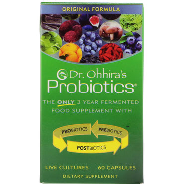 Dr. Ohhira's, Probiotyki, Oryginalna Formuła, 60 Kapsułek