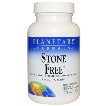 Planetary Herbals, steinfrei, 820 mg, 90 Tabletten