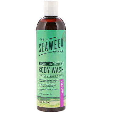 Seaweed Bath Co., غسول الجسم المرطب والمهدئ، باللافندر، 12 أونصة سائلة (354 مل)