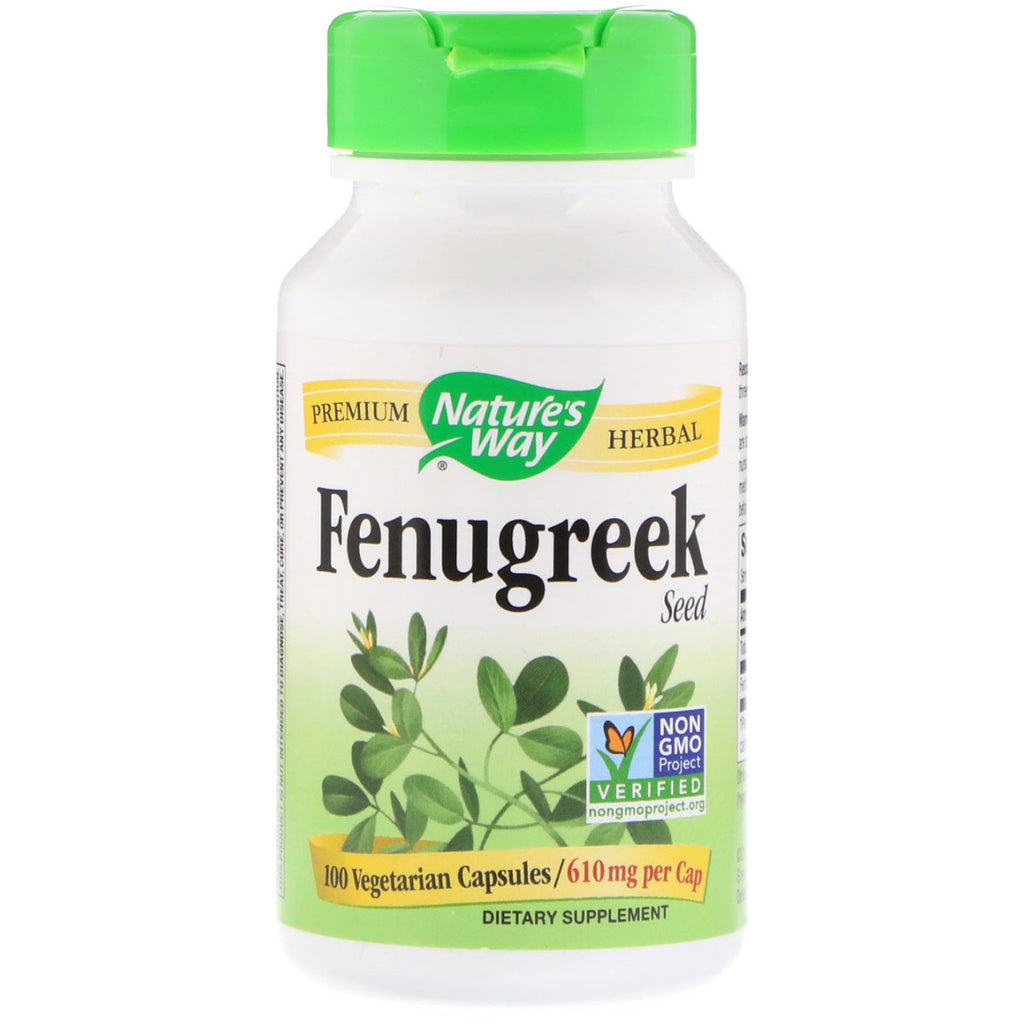 Nature's Way, Fenugreek Seed, 610 mg, 100 Vegetarian Capsules
