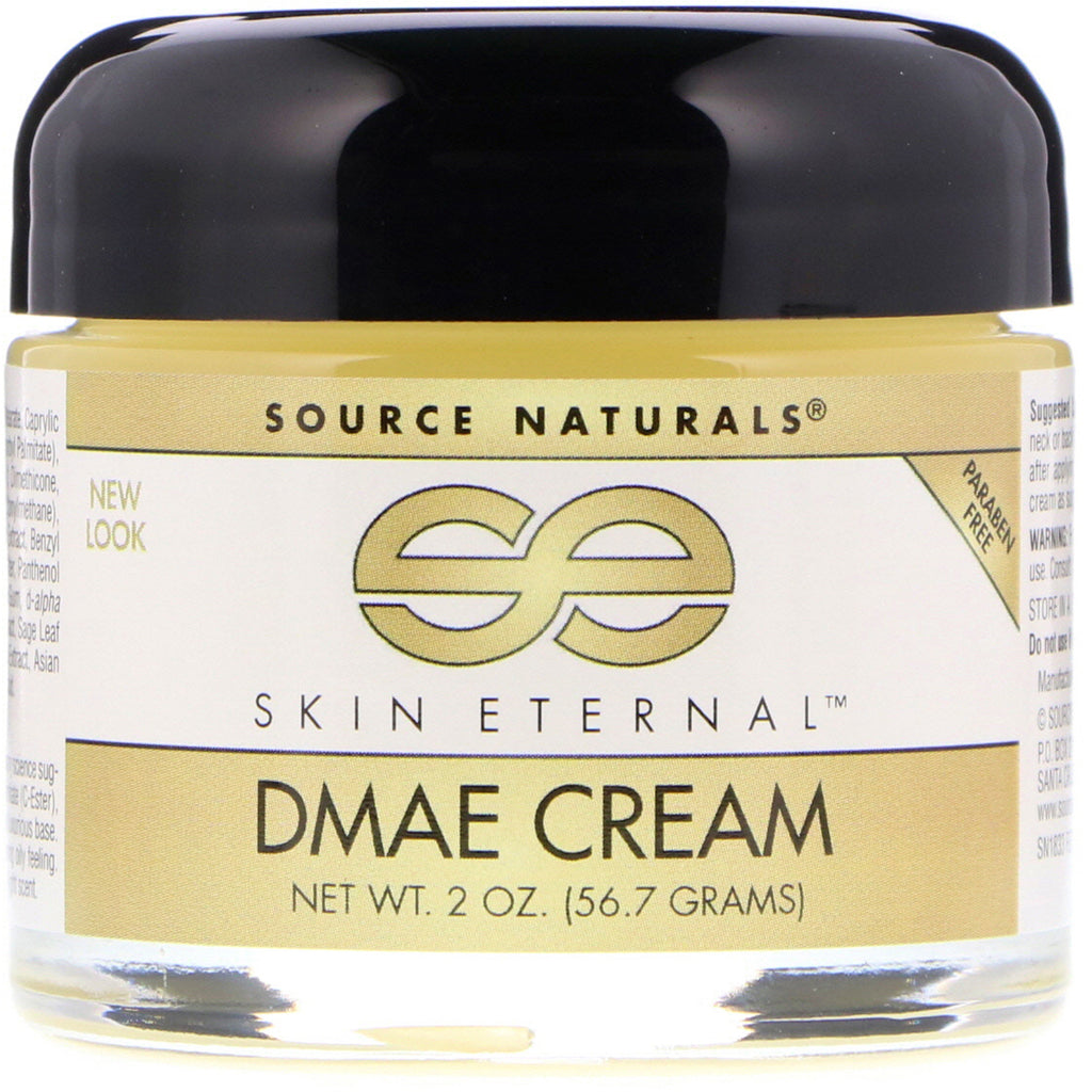 Source Naturals, crema DMAE eterna per la pelle, 2 once (56,7 g)