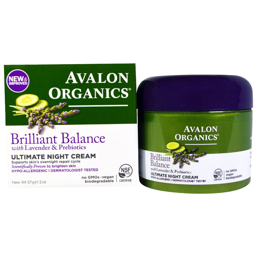 Avalon s, Crema de noche definitiva, 2 oz (57 g)