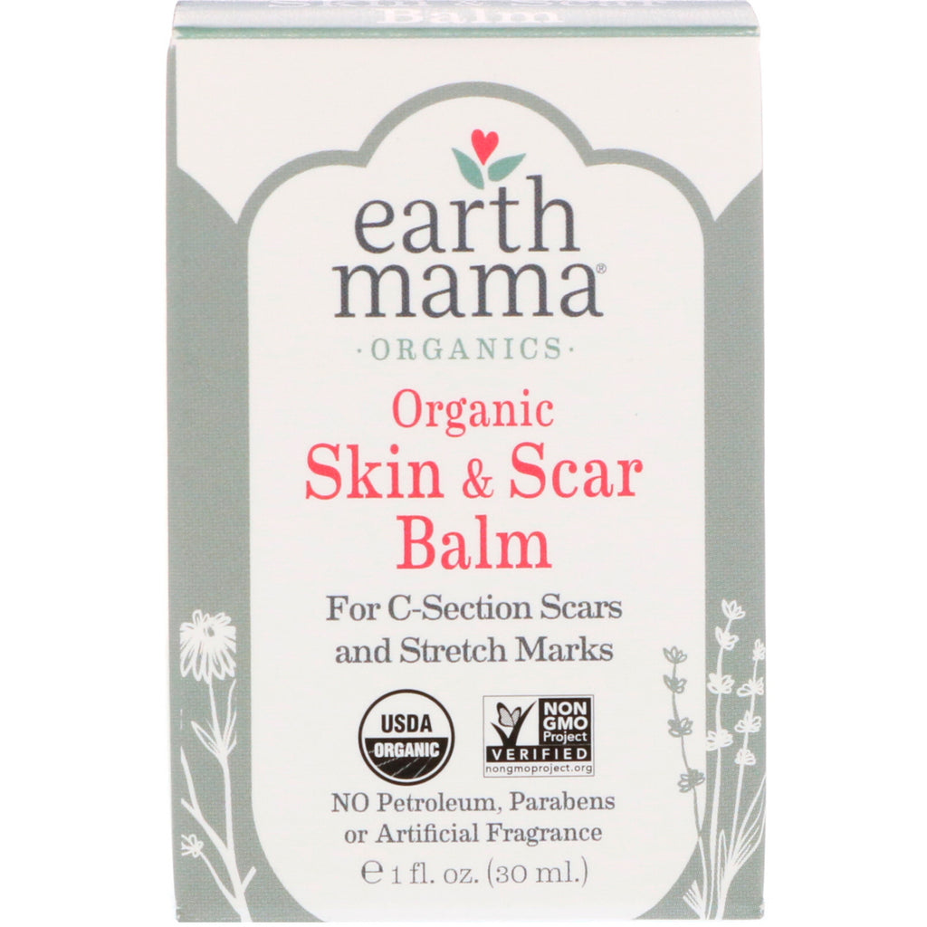 Earth Mama balsamo per pelle e cicatrici 1 fl oz (30 ml)