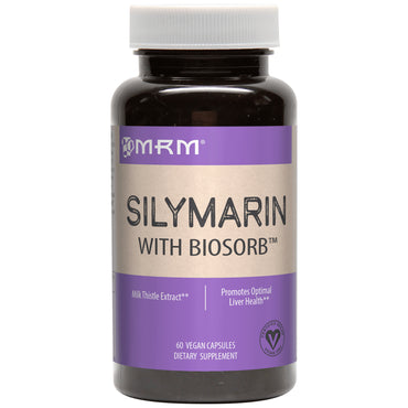 MRM, BioSorb 配合シリマリン、ビーガン カプセル 60 粒