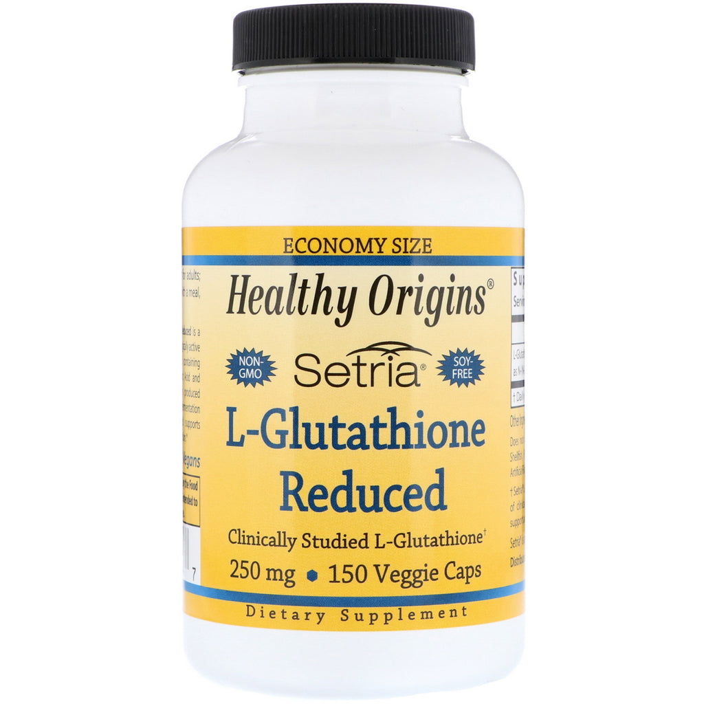 Sunn opprinnelse, Setria, L-glutationredusert, 250 mg, 150 grønnsakskapsler