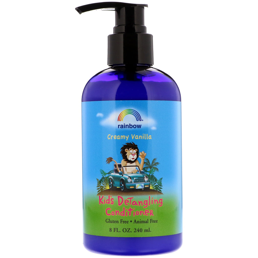 Rainbow Research, Après-shampooing démêlant pour enfants, Vanille crémeuse, 8 fl oz (240 ml)
