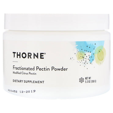 Thorne Research, Pectina em Pó Fracionada, 150 g (5,3 oz)