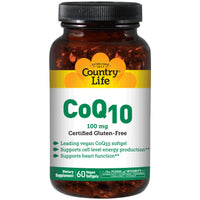 Country Life, CoQ10, 100 mg, 120 Vegan Softgels