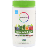 Rainbow Light, Adulte Actif 50+, 180 Comprimés