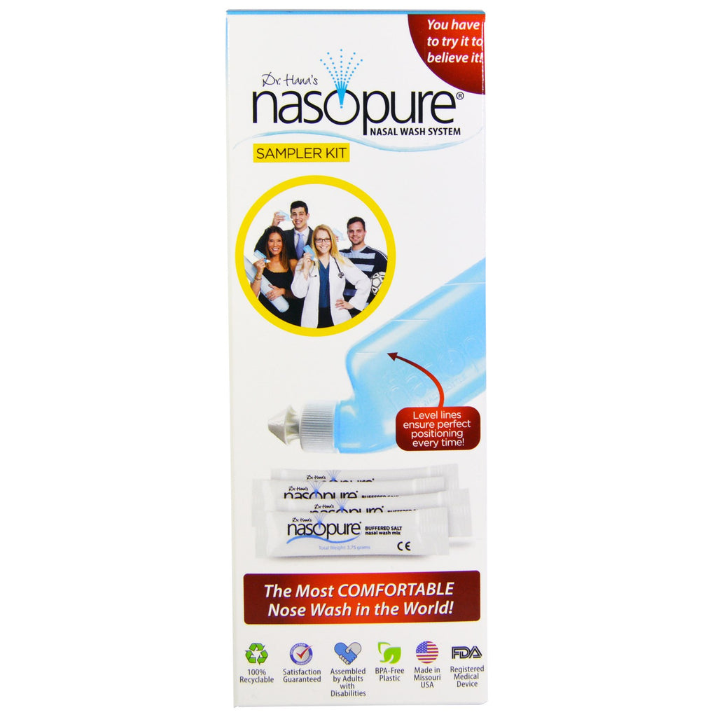 Kit campionatore Nasopure Dr. Hana per il sistema di lavaggio nasale 1