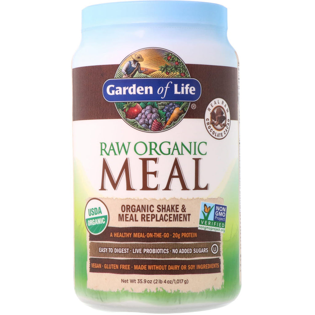 Livets Have, Raw Meal, Shake & Meal Replacement, Chocolate Cacao, 35,9 oz (1.017 g)