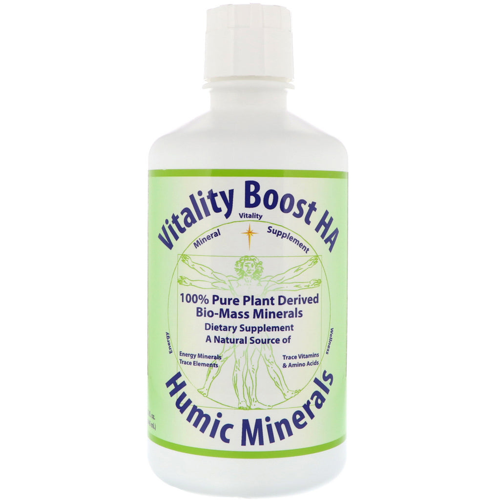 Morningstar Minerals, Vitality Boost HA, Huminmineralien, 32 fl oz (946 ml)