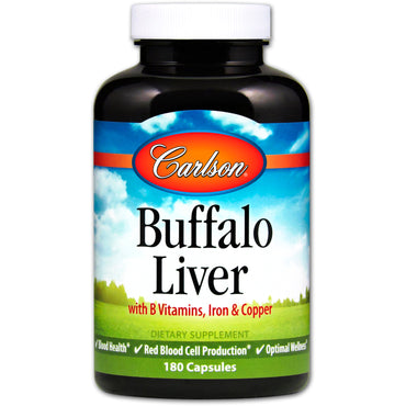 Carlson labs, buffellever, 180 capsules