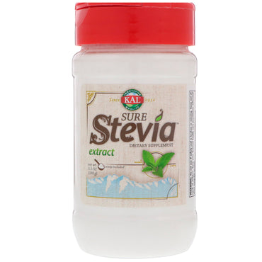 KAL, Extracto natural seguro de Stevia, 3,5 oz (100 g)