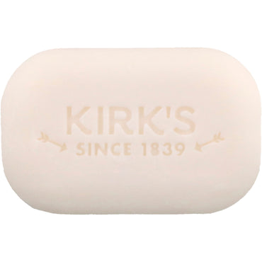 Kirk's, 100% Premium Coconut Oil Gentle Castile Soap, Fragrance Free, 4 oz (113 g)