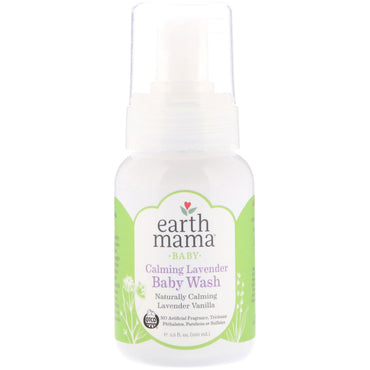 Earth Mama, Baby, Calming Lavender Baby Wash, Lavender Vanilla, 5.3 fl oz (160 ml)