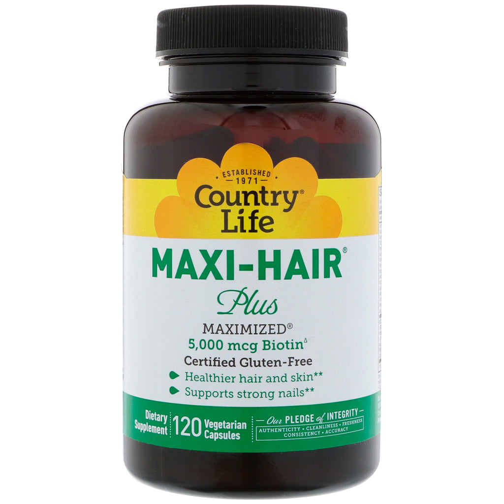 Country Life Maxi Hair Plus 120 capsules végétariennes