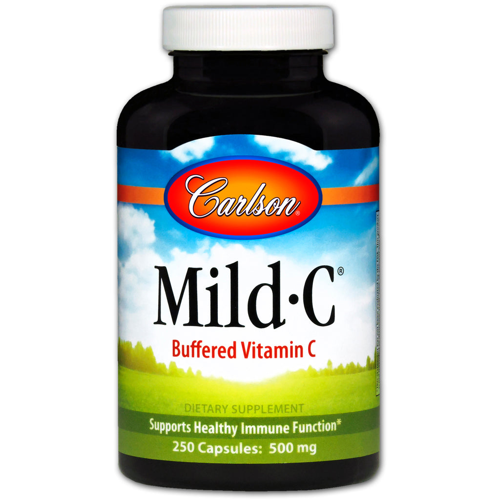 Carlson Labs, Mild-C, 500 mg, 250 Capsules