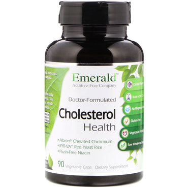 Laboratorios esmeralda, salud del colesterol, 90 cápsulas vegetales.