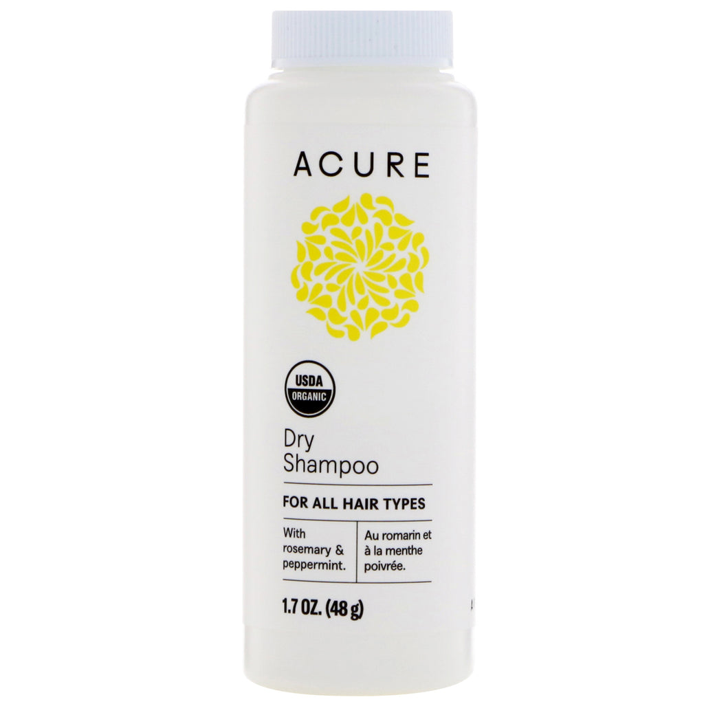 Acure, suchy szampon, 1,7 uncji (48 g)