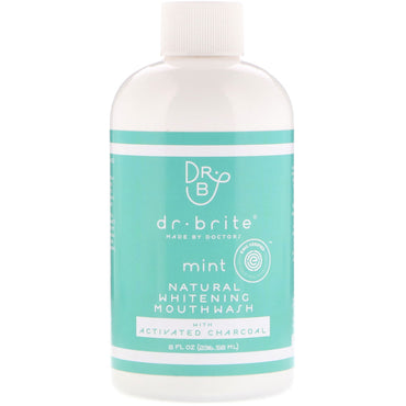 Dr. Brite Natural Whitening Mundskyl med Aktivt Kul Mint 8 fl oz (236,58 ml)