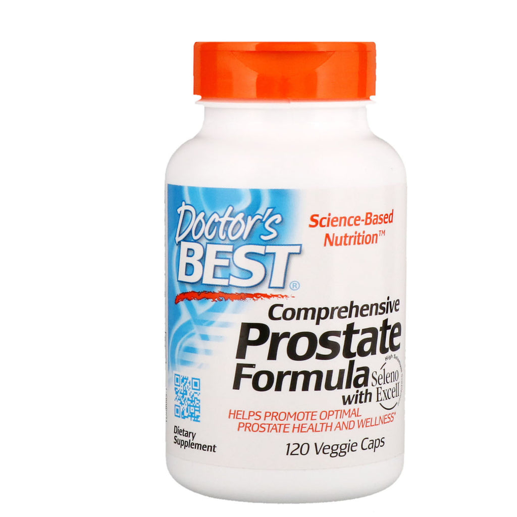 Läkarens bästa, heltäckande prostataformel, 120 grönsakskapslar