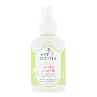 Earth Mama, Calendula Baby Oil, 4 fl oz (120 ml)