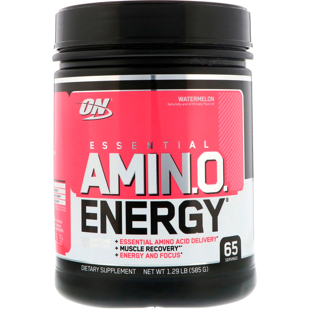 Optymalne odżywianie, Essential Amin.O. Energia, Arbuz, 1,29 funta (585 g)