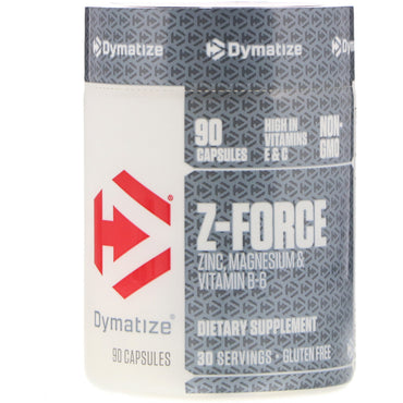 Nutrição Dymatize, z-force, 90 cápsulas
