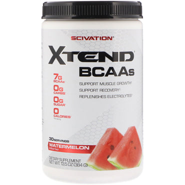 Scivation, Xtend, BCAA's, Watermeloen, 13,5 oz (384 g)