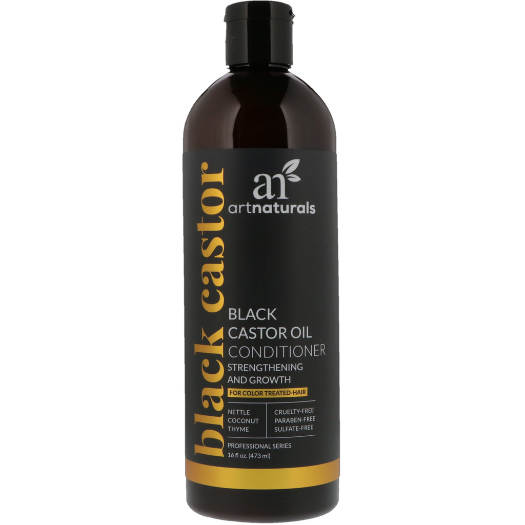 Artnaturals, Balsam cu ulei de ricin negru, întărire și creștere, 16 fl oz (473 ml)