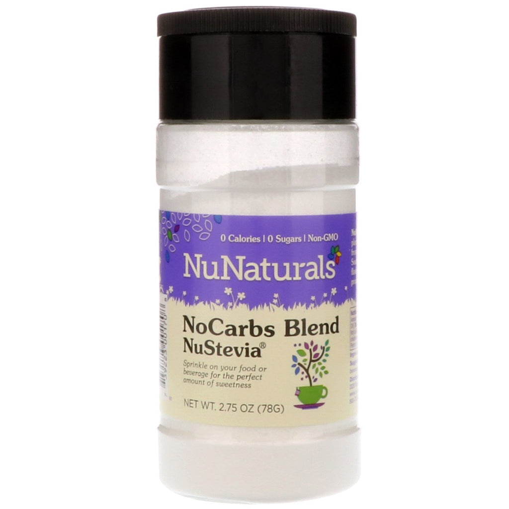NuNaturals, NuStevia, NoCarbs Blend, 2.75 oz (78 g)