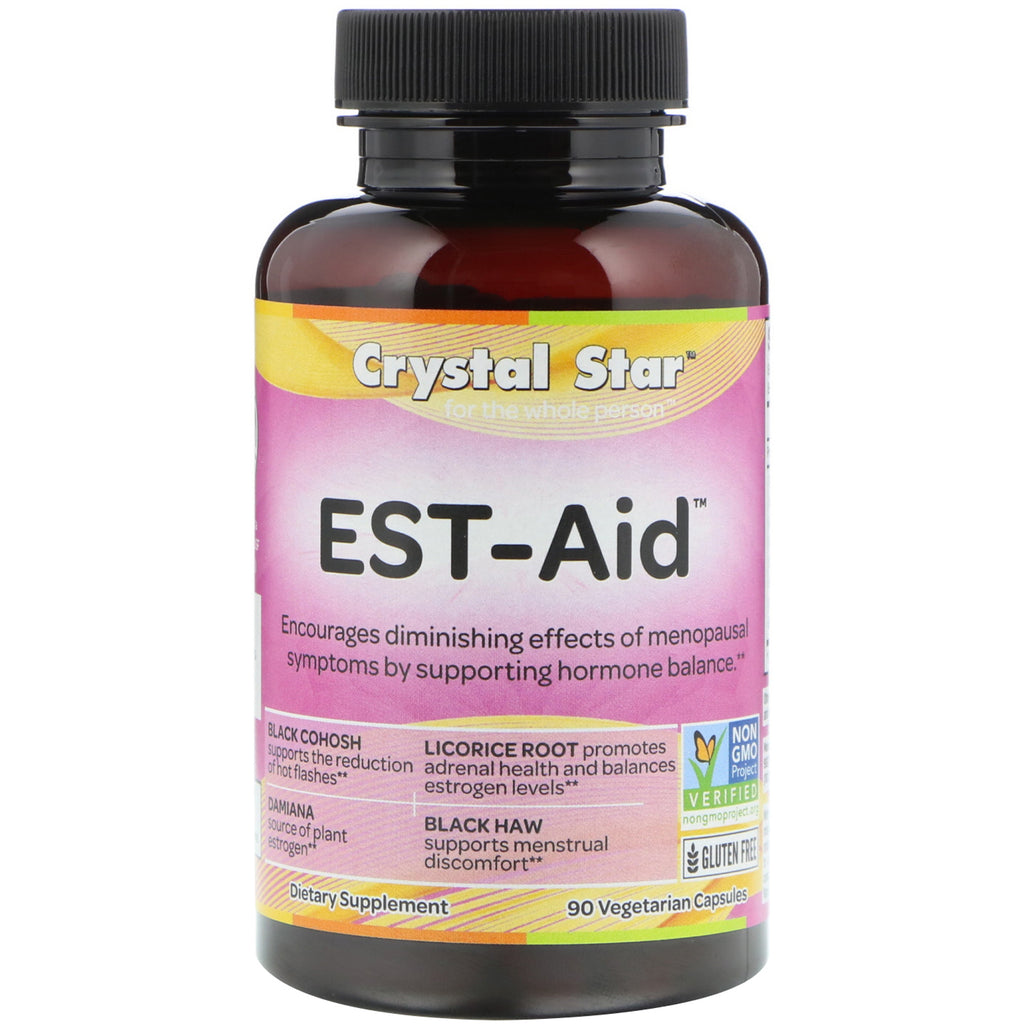 Crystal Star, est-aid، 90 كبسولة نباتية