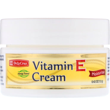 De La Cruz, Vitamin E Cream, 0,42 oz (12 g)