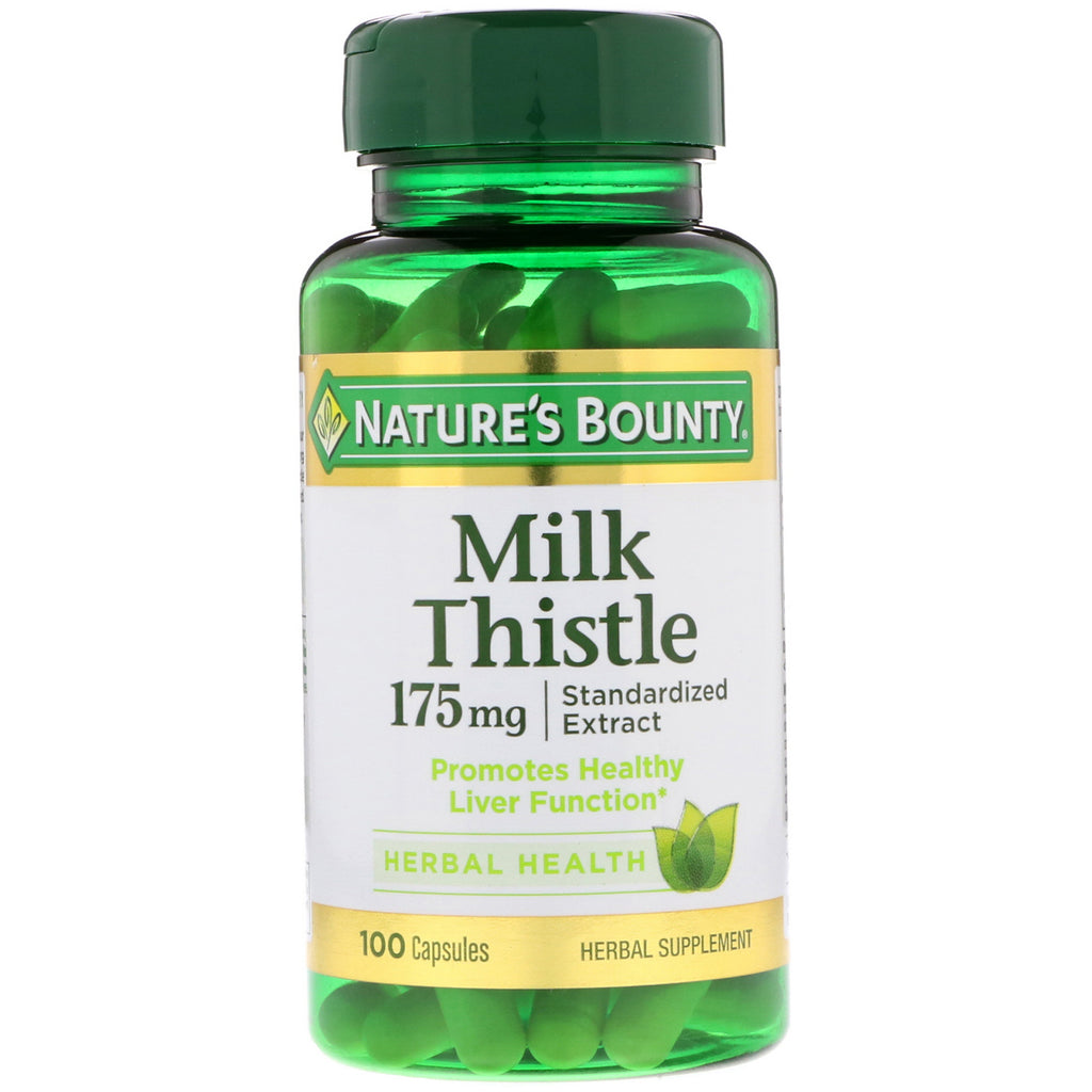 Nature's Bounty, Milk Thistle, 175 mg, 100 kapslar